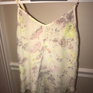 Floral tank top blouse